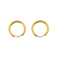 Orbit Hoops — gold vermeil hoops